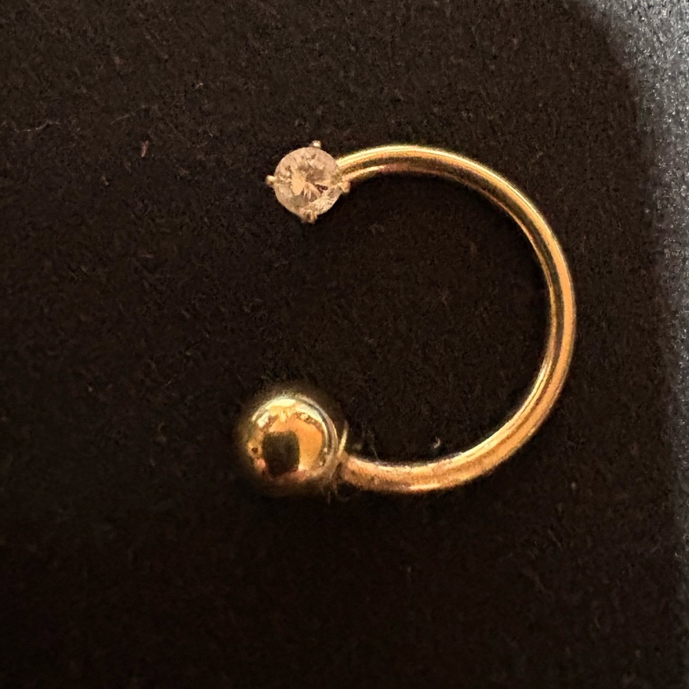 14k gold body jewelry W
